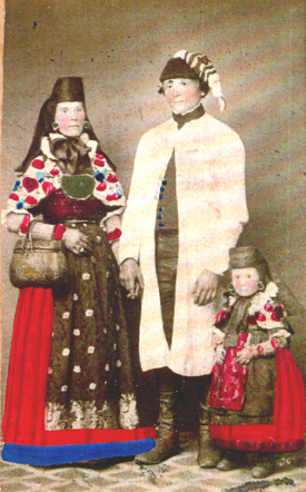 Alte Schaumburger Tracht, Raum Lindhorst